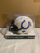 Load image into Gallery viewer, Indianapolis Colts NFL Riddell White Speed Alternate Replica Mini Helmet - Casey's Sports Store