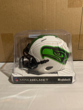 Load image into Gallery viewer, Seattle Seahawks NFL Riddell Speed White Alternate Mini Helmet - Casey's Sports Store