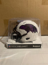 Load image into Gallery viewer, Baltimore Ravens NFL Riddell Speed White Alternate Mini Helmet - Casey's Sports Store