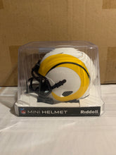 Load image into Gallery viewer, Los Angeles Rams NFL Riddell Speed White Lunar Alternate Replica Mini Helmet - Casey's Sports Store