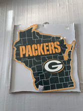 Load image into Gallery viewer, Green Bay Packers NFL 18" State Design Wall Decorative Sign Evergreen - Casey's Sports Store