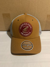 Load image into Gallery viewer, Florida State Seminoles FSU NCAA Zephyr Brown Mesh Snapback Adjustable Hat - Casey's Sports Store