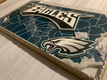 Load image into Gallery viewer, Philadelphia Eagles NFL 20" x 12" State Design Wall Decorative Sign Evergreen - Casey's Sports Store
