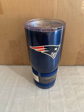 Load image into Gallery viewer, New England Patriots NFL 30oz Letterman Blue Tumbler Cup Mug Boelter Brands - Casey's Sports Store
