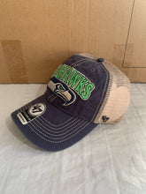 Load image into Gallery viewer, Seattle Seahawks NFL '47 Brand Navy Blue Clean Up Adjustable Mesh Hat - Casey's Sports Store