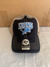 Load image into Gallery viewer, Detroit Lions NFL '47 Brand Black Clean Up Adjustable Mesh Hat - Casey's Sports Store