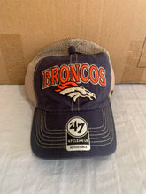 Load image into Gallery viewer, Denver Broncos NFL '47 Brand Navy Blue Clean Up Adjustable Mesh Hat - Casey's Sports Store
