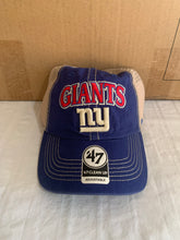 Load image into Gallery viewer, New York Giants NFL '47 Brand Blue Clean Up Adjustable Mesh Hat - Casey's Sports Store