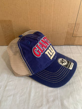 Load image into Gallery viewer, New York Giants NFL '47 Brand Blue Clean Up Adjustable Mesh Hat - Casey's Sports Store