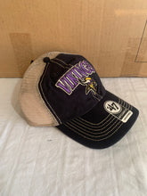 Load image into Gallery viewer, Minnesota Vikings NFL '47 Brand Black Clean Up Adjustable Mesh Hat - Casey's Sports Store