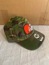 Load image into Gallery viewer, Cleveland Browns NFL '47 Brand Camo Clean Up Adjustable Hat - Casey's Sports Store