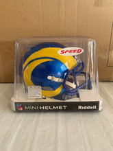 Load image into Gallery viewer, Los Angeles Rams NFL Riddell Blue Replica Mini Helmet - Casey's Sports Store