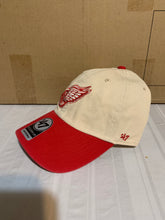 Load image into Gallery viewer, Detroit Red Wings NHL '47 Brand Clean Up Natural Two Tone Adjustable Hat - Casey's Sports Store