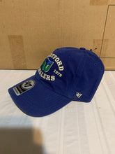 Load image into Gallery viewer, Hartford Whalers NHL '47 Brand Throwback Clean Up Blue Adjustable Hat - Casey's Sports Store