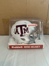 Load image into Gallery viewer, Texas A&M Aggies NCAA Riddell Speed White Mini Helmet - Casey's Sports Store