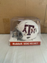 Load image into Gallery viewer, Texas A&M Aggies NCAA Riddell Speed White Mini Helmet - Casey's Sports Store