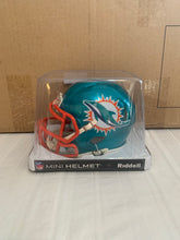 Load image into Gallery viewer, Miami Dolphins NFL Riddell Aqua Replica Mini Helmet Flash Alternate - Casey's Sports Store