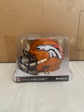 Load image into Gallery viewer, Denver Broncos NFL Riddell Orange Replica Mini Helmet Flash Alternate - Casey's Sports Store