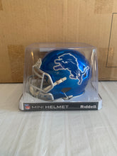 Load image into Gallery viewer, Detroit Lions NFL Riddell Blue Replica Mini Helmet Flash Alternate - Casey's Sports Store