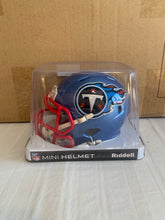 Load image into Gallery viewer, Tennessee Titans NFL Riddell Blue Replica Mini Helmet Flash Alternate - Casey's Sports Store