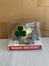 Load image into Gallery viewer, Notre Dame Fighting Irish NCAA Riddell Speed Gold Shamrock Alternate Mini Helmet - Casey's Sports Store