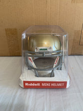 Load image into Gallery viewer, Notre Dame Fighting Irish NCAA Riddell Speed Gold Shamrock Alternate Mini Helmet - Casey's Sports Store