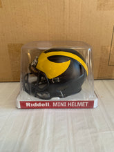 Load image into Gallery viewer, Michigan Wolverines NCAA Riddell Speed Blue Mini Helmet - Casey's Sports Store