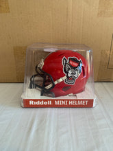 Load image into Gallery viewer, NC State Wolfpack NCAA Riddell Speed Red Mini Helmet - Casey's Sports Store