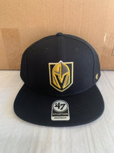 Load image into Gallery viewer, Las Vegas Golden Knights NHL '47 Brand Black Adjustable Captain Snapback Hat - Casey's Sports Store