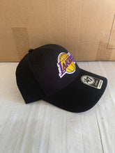 Load image into Gallery viewer, Los Angeles Lakers NBA '47 Brand Black MVP Adjustable Cap Hat - Casey's Sports Store