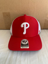 Load image into Gallery viewer, Philadelphia Phillies MLB '47 Brand Red Trucker Mesh Adjustable Hat - Casey's Sports Store