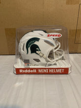 Load image into Gallery viewer, Michigan State Spartans NCAA Riddell Speed White Alternate Mini Helmet - Casey's Sports Store