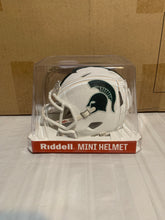 Load image into Gallery viewer, Michigan State Spartans NCAA Riddell Speed White Alternate Mini Helmet - Casey's Sports Store