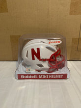 Load image into Gallery viewer, Nebraska Cornhuskers NCAA Riddell Speed White Mini Helmet - Casey's Sports Store