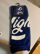 Load image into Gallery viewer, Tampa Bay Lightning NHL 50" x 60" Plush Throw Blanket Northwest Company - Casey's Sports Store