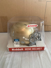 Load image into Gallery viewer, Notre Dame Fighting Irish NCAA Riddell Speed Gold Mini Helmet - Casey's Sports Store