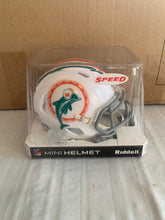 Load image into Gallery viewer, Miami Dolphins 1972 Throwback NFL Riddell White Replica Mini Helmet - Casey's Sports Store
