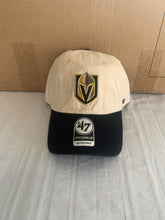 Load image into Gallery viewer, Vegas Golden Knights NHL '47 Brand Clean Up Natural Two Tone Adjustable Hat - Casey's Sports Store