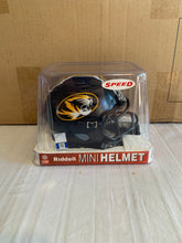 Load image into Gallery viewer, Missouri Tigers NCAA Riddell Speed Black Mini Helmet - Casey's Sports Store