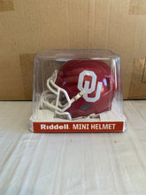 Load image into Gallery viewer, Oklahoma Sooners NCAA Riddell Speed Red Mini Helmet - Casey's Sports Store