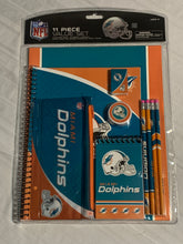 Load image into Gallery viewer, Miami Dolphins NFL 11 Piece School Gift Set Wincraft - Casey's Sports Store