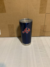Load image into Gallery viewer, Atlanta Braves MLB 20oz Blue Tumbler Cup Mug Logo Brands - Casey's Sports Store