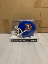 Load image into Gallery viewer, Denver Broncos Throwback NFL Riddell Blue Replica Mini Helmet - Casey's Sports Store