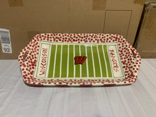 Load image into Gallery viewer, Wisconsin Badgers NCAA 16" x 8" Ceramic Food Platter Magnolia Lane - Casey's Sports Store