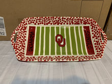 Load image into Gallery viewer, Oklahoma Sooners NCAA 16" x 8" Ceramic Food Platter Magnolia Lane - Casey's Sports Store