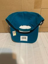 Load image into Gallery viewer, San Jose Sharks NHL '47 Brand Teal MVP DP Script Adjustable Snapback Hat - Casey's Sports Store