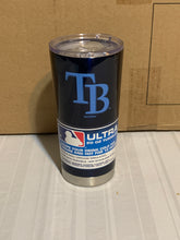 Load image into Gallery viewer, Tampa Bay Rays MLB 20oz Blue Tumbler Cup Mug Logo Brands - Casey's Sports Store