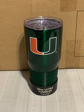 Load image into Gallery viewer, Miami Hurricanes NCAA 30oz Green Tumbler Cup Mug Logo Brands - Casey's Sports Store