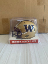 Load image into Gallery viewer, Washington Huskies NCAA Riddell Speed Gold Mini Helmet - Casey's Sports Store