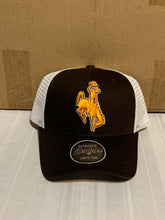 Load image into Gallery viewer, Wyoming Cowboys NCAA Zephyr Brown Adjustable Mesh Snapback Hat Cap - Casey's Sports Store
